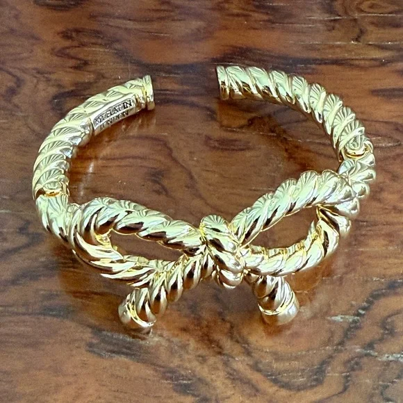 My Flat in London Gold Rope bangle Bracelet - Picture 3 of 8